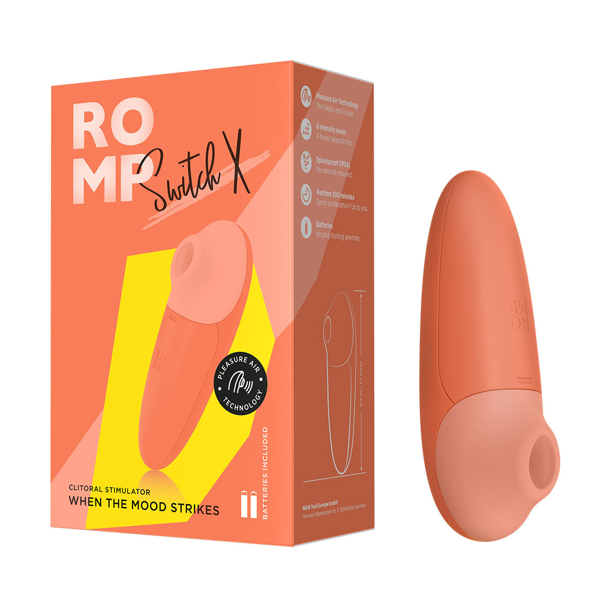 ROMP Switch X Clitoral Stimulator – Orange