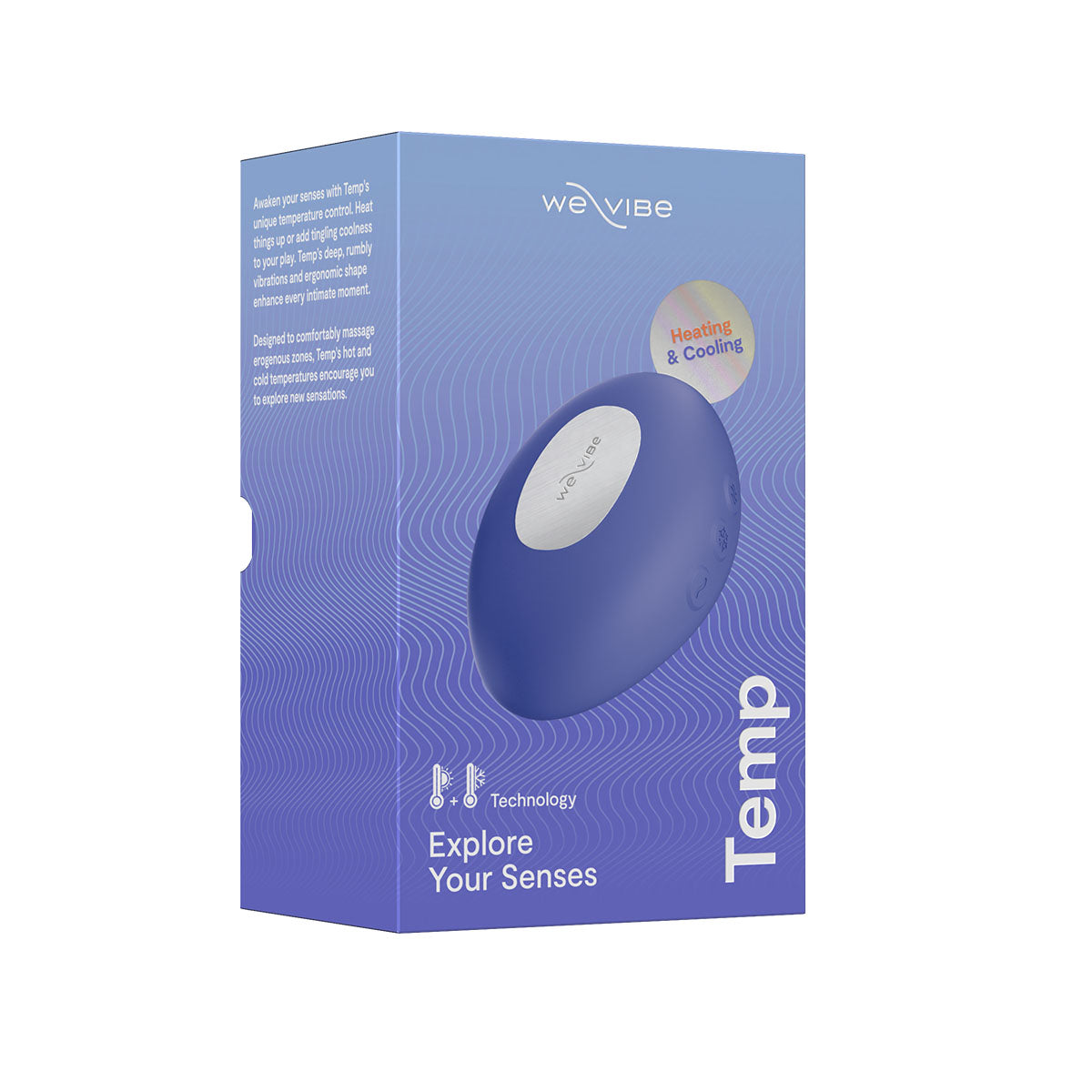 We-Vibe® Temp Heating & Cooling Massager – Lavender Blue