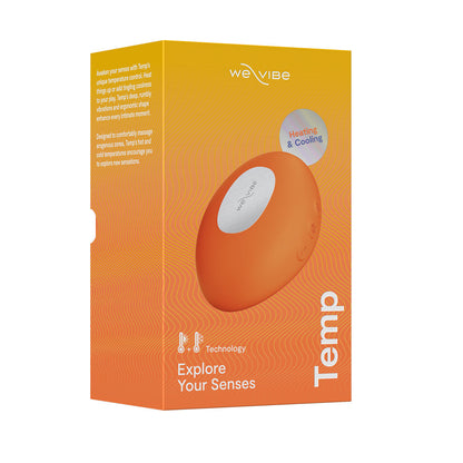We-Vibe® Temp Heating & Cooling Massager – Tangerine