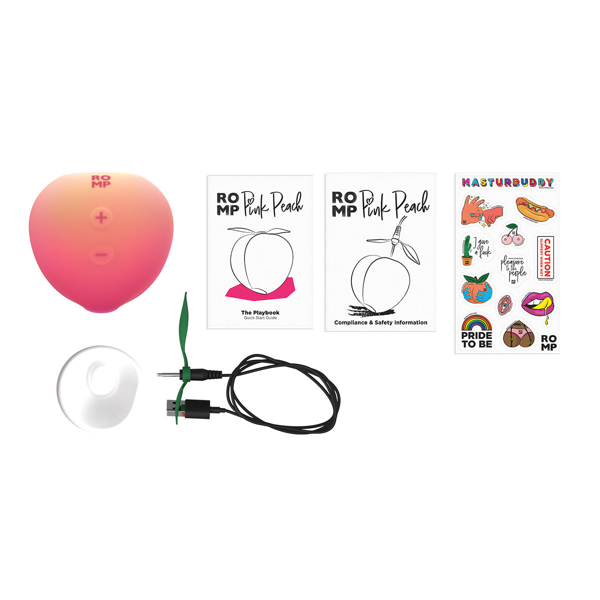 ROMP Pink Peach Clitoral Stimulator
