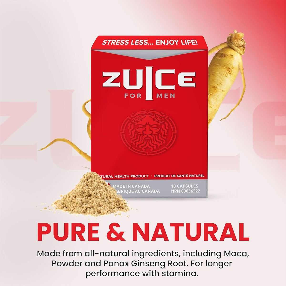 ZUICE for Men Male Enhancement Formulate- 10 capsules