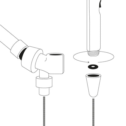 Womanizer Wave Shower Hose & Shower Arm Mount Set