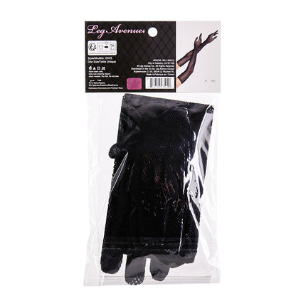 Leg Avenue Opera Length Gloves Black – One Size Fits Most