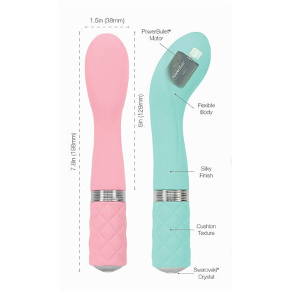 Pure Love®- G-Spot Vibrator With Swarovski® Crystal – Teal
