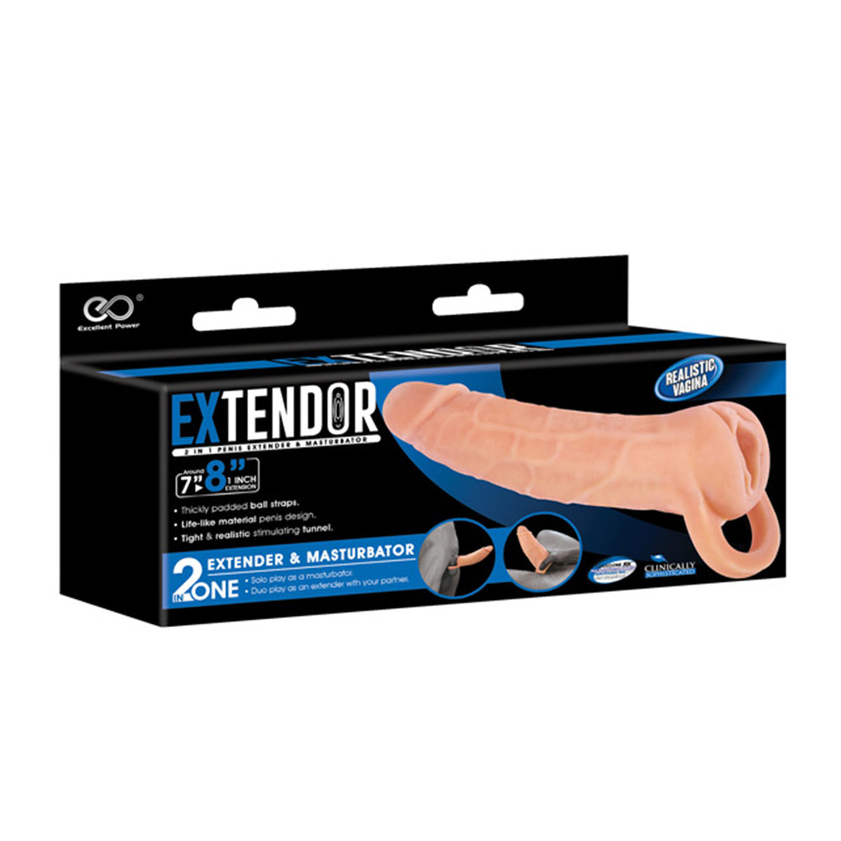 Excellent Power Extendor 2 in 1 Penis Extender & Masturbator