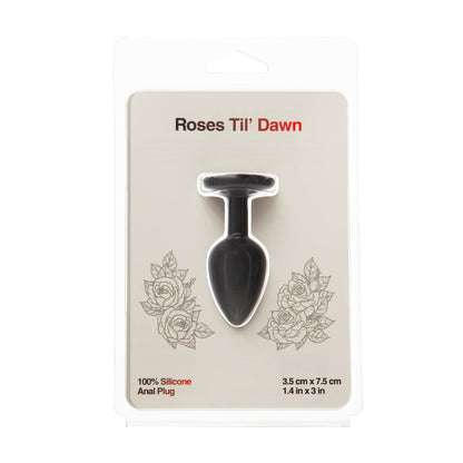 BMS – Roses Til’ Dawn – Silicone Anal Plug – Small