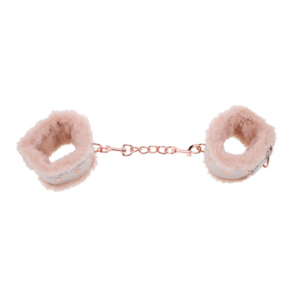 SportSheets Sex & Mischief  Peaches ‘N CreaMe Fur Handcuffs