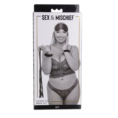 Sportsheets Sex & Mischief – 3 Piece S&M Intro Kit – Black