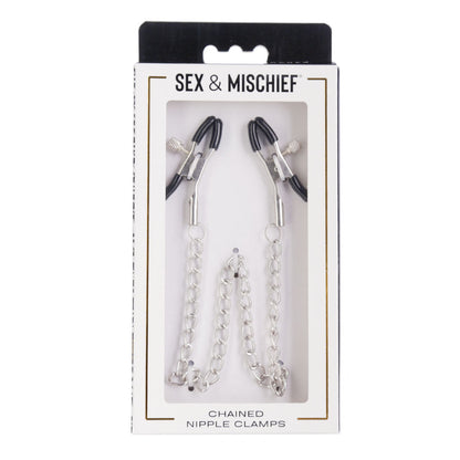 SportSheets Sex & Mischief Chained Nipple Clamps
