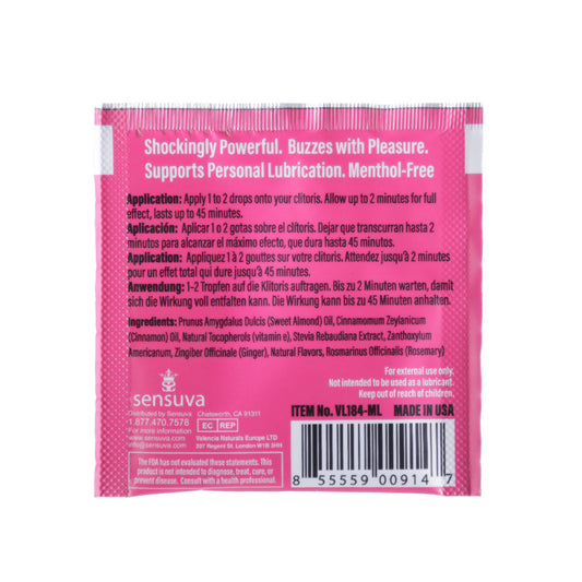 Sensuva - ON - Natural Arousal Oil 0.5ML